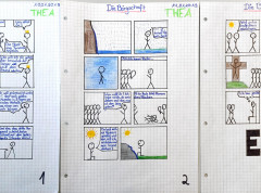 Die Bürgschaft von Schiller: Comic von Thea