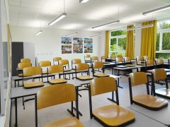 Viele frisch renovierte Klassenräume im SHG (Foto: MAK) Klassenraum im Scharnhorstgymnasium (Foto: MAK)
