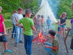 Na klar: Lagerfeuer und Stockbrotbacken (Foto: MAK)