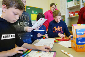 Bei SAZ kann jede/r im eigenen Lieblingstempo lernen. SAZ am SHG: Konzentration
