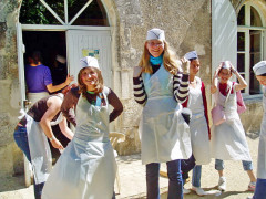 Vor der Moulin de Chabrot