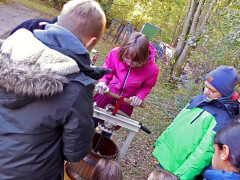 Äpfelpressen zur Apfelsaftherstellung