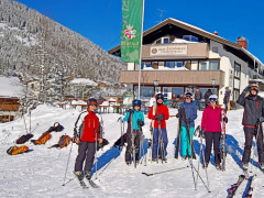 Aufbruch zur Piste Aufbruch zur Piste