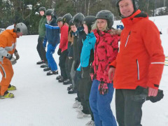 Einweisung am Hang Einweisung am Hang