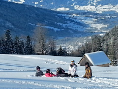 Pause im Schnee Pause im Schnee