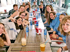 Gemeinsamer Restaurantbesuch in Logroño