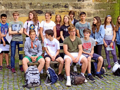 Mit spanischem Besuch am Andreasturm