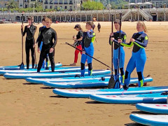 Stand-up-Paddling in San Sebastián