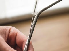 Metalltrinkhalm statt Plastikhalm