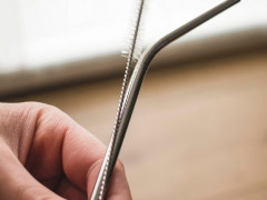 Metalltrinkhalm statt Plastikhalm