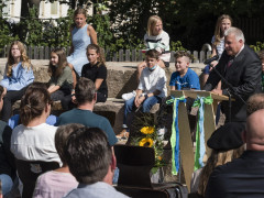 Herr Krettek stellte alle Schüler namentlich vor