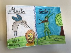 Mücke und Grille