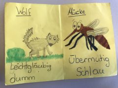 Wolf und Mücke