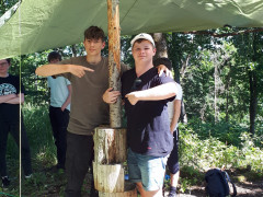 Gemeinsam eine Stütze