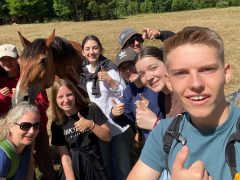 Selfie mit Pferd