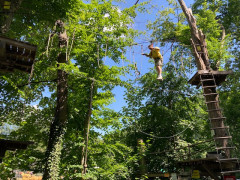 Manch einer überquerte tiefe Schluchten.