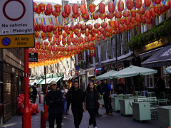Das asiatische Viertel in London