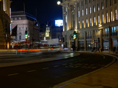 Downtown London bei Nacht