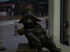Paddington Bear in der Paddington Station