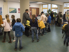 Andrang bei den mathematischen Rätseln