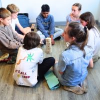 Warten auf die Prüfung an der VHS ...